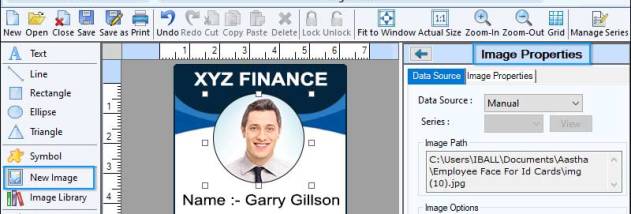 Professional ID Badge Design Software screenshot