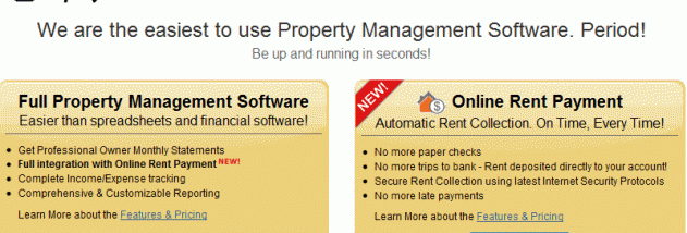 Property Management Software screenshot