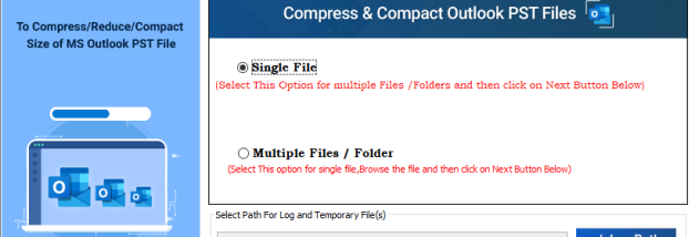 PST Compress and Compact screenshot