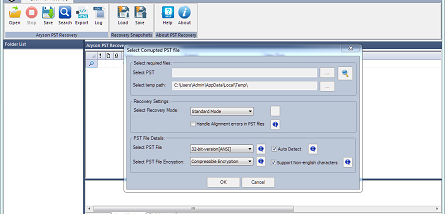PST Repair for Outlook screenshot