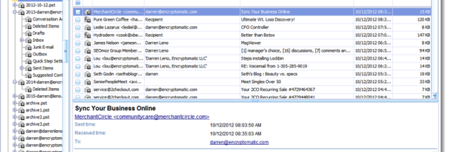 PST Viewer Pro screenshot