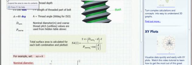 PTC Mathcad Express screenshot