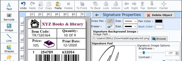 Publisher Barcode Label Maker Software screenshot