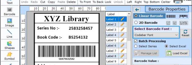 Publisher Tracking Information Barcode screenshot