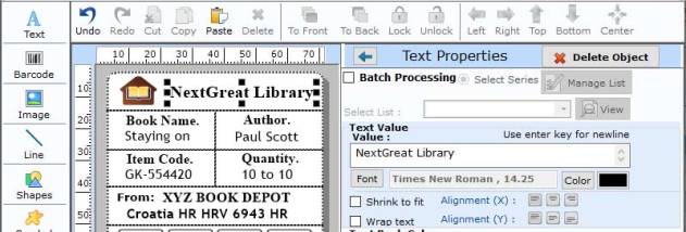 Publishers Barcode Creating Program screenshot
