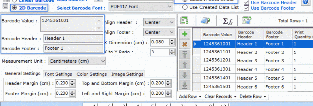 Publishers Barcode Label Maker Software screenshot