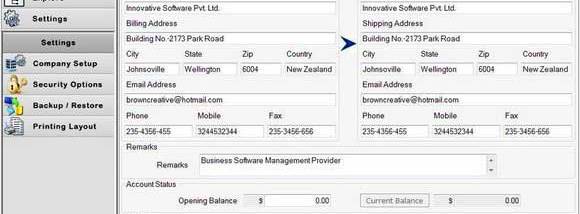Purchase Order Requisition screenshot