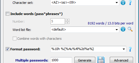 PWGen Portable screenshot