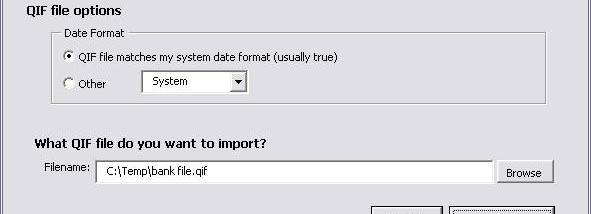QIF Fixer screenshot