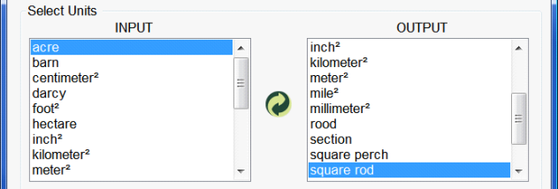 Quad-Lock Unit Converter screenshot