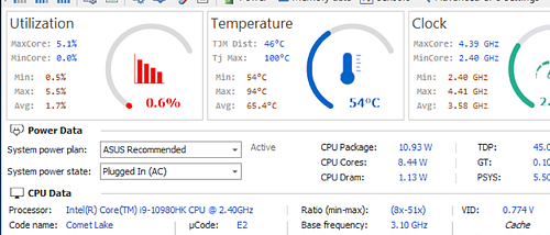 Quick CPU screenshot