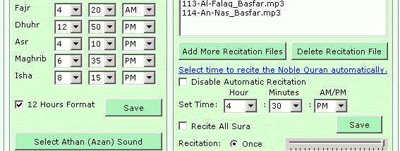 Quran Auto Reciter screenshot