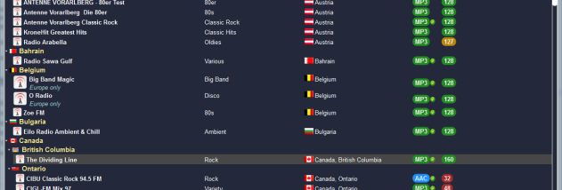 RadioMaximus screenshot