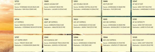 Railways Enquiry screenshot