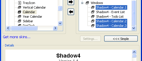Rainlendar Pro screenshot