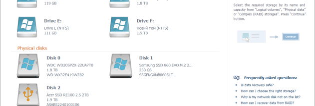 Raise Data Recovery screenshot