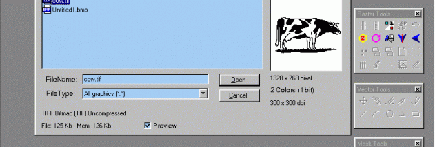 RasterVect screenshot