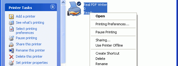 Real PDF Writer screenshot