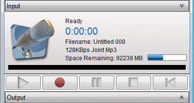 RecordPad Gratis Geluidsopnamesoftware screenshot