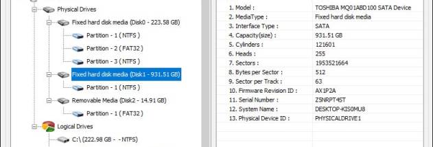 Recover FAT Drive screenshot