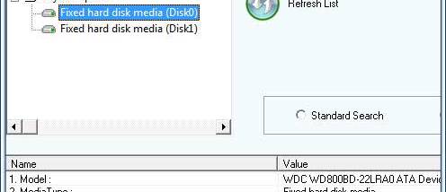Recover Files NTFS screenshot