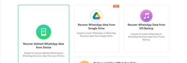RecoverGo - WhatsApp Data Recovery screenshot