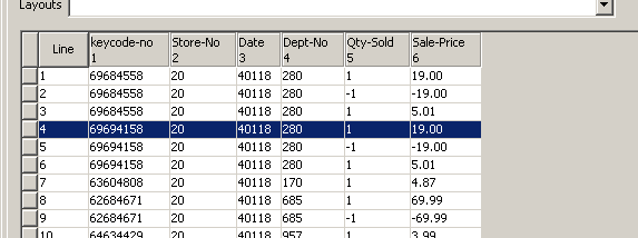 reCsvEditor screenshot