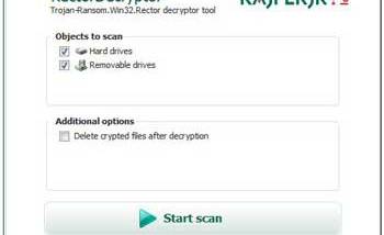 RectorDecryptor screenshot