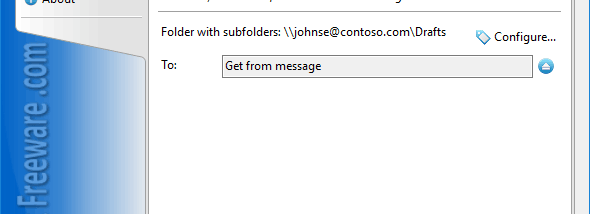 Redirect Messages for Outlook screenshot