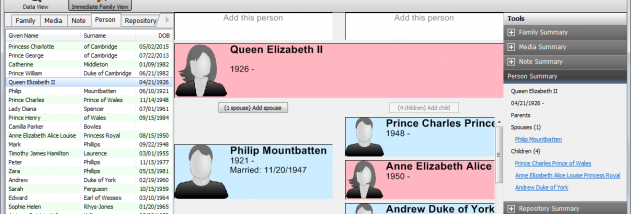 Redwood Family Tree Software Free screenshot
