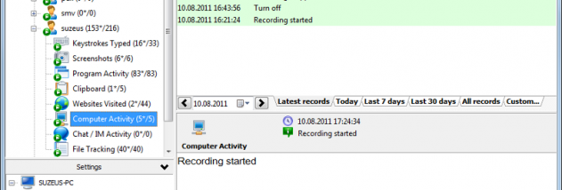 REFOG Employee Monitor screenshot