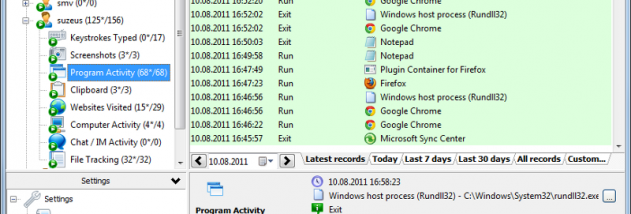 REFOG Personal Monitor screenshot