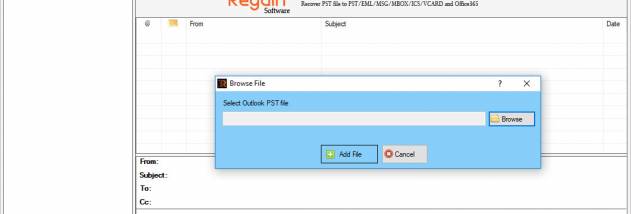 Regain Outlook PST Recovery screenshot