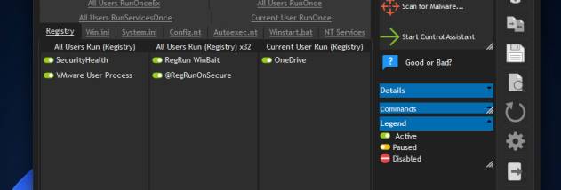 RegRun Security Suite Pro screenshot