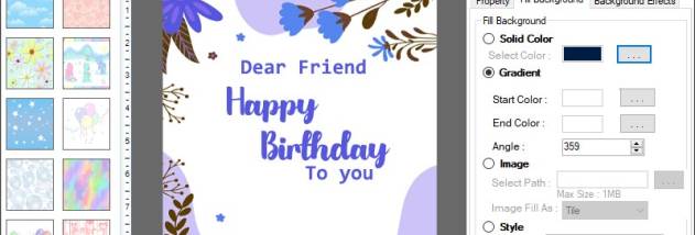 Reliable Birthday Card Maker Tool screenshot