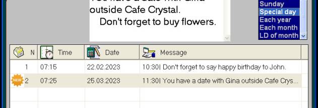 Reminder KS screenshot
