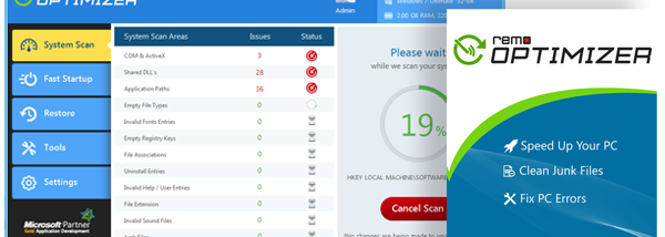 Remo Optimizer screenshot