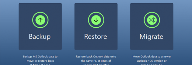 Remo Outlook Backup and Migrate screenshot