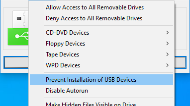 Removable Access Tool screenshot