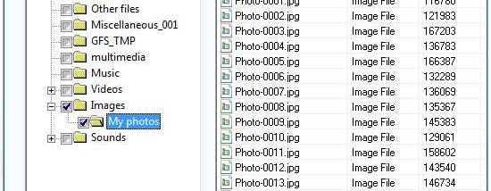 Removable Media File Salvage Tool screenshot
