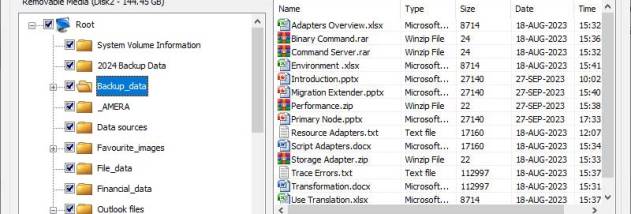 Removable Media Restore Software screenshot