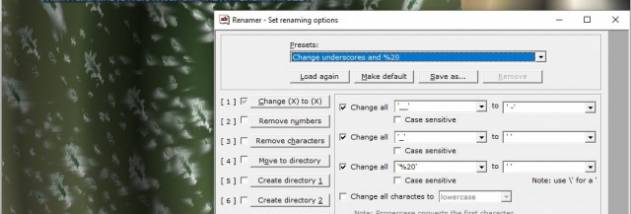 Renamer by EatMe for Windows 7 / 10 screenshot