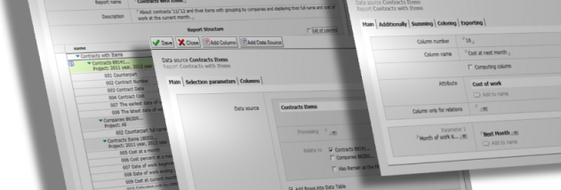 Reports Wizard screenshot