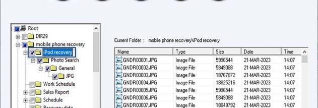 iPod Data Recovery Software screenshot