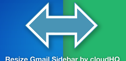 Resize Gmail Sidebar screenshot