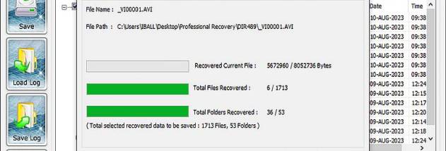 Professional Restore Deleted Files screenshot