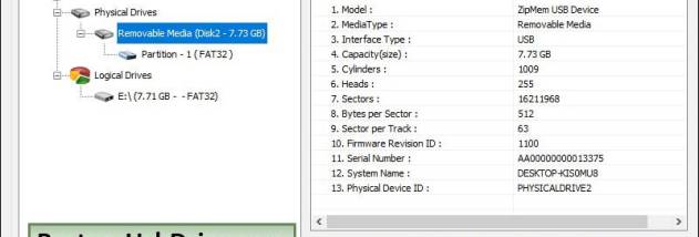 Restore USB Drive Software screenshot