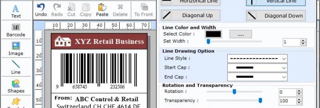 Retail Barcode Generator screenshot