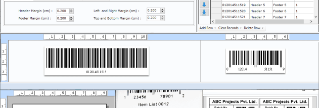 Retail Barcode Label Maker Software screenshot