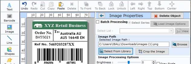 Retail Business Barcode Labels screenshot